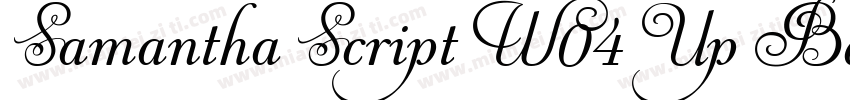 Samantha Script W04 Up Basic字体转换